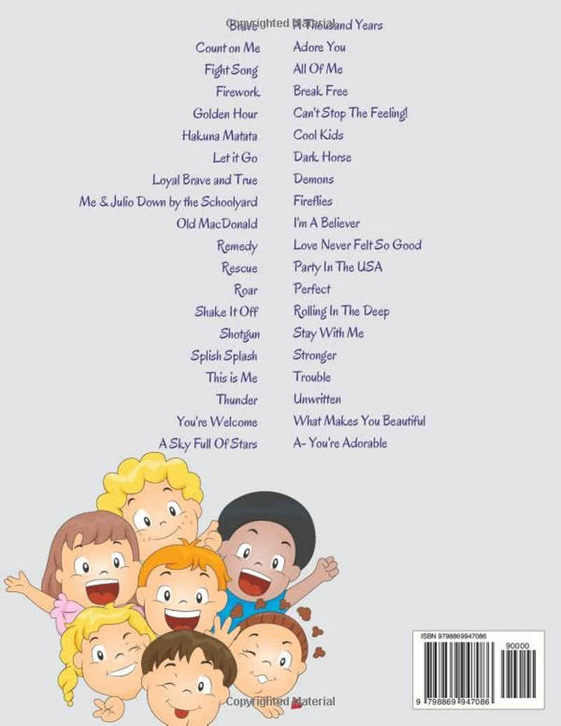 Easy Piano Pop Songs for Kids: 40 Really Easy Piano Pieces Performed by Artists Adele, Bruno, Imagine, Sara, Lauren, Sheeran and More image number 1