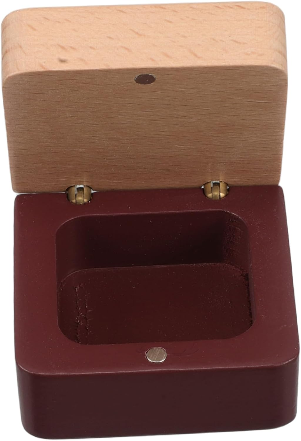 CALLARON Tooth Storage Kept for Newborns Boys and Girls Handmade Square Holder for First Tooth Portable Dental Organizer for Home School image number 4