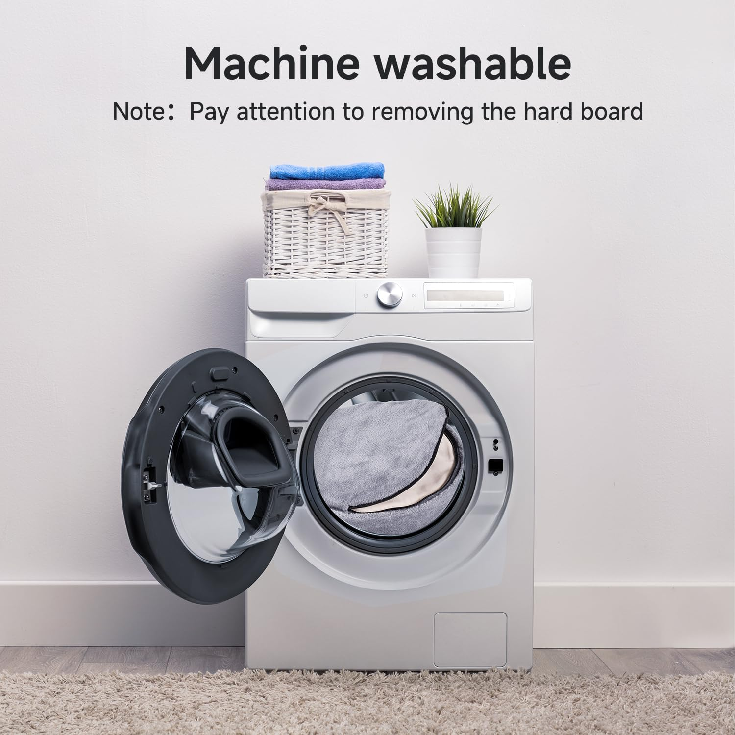 Cat Desk Bed - 360&deg; Rotating & Adjustable, Supports 44 Lbs, Soft Faux Fur with Dual-Sided Reversible Mat, Modern Indoor Cat Nest Furniture for Office Desks and Game Tables, Island Table - Brown image number 5