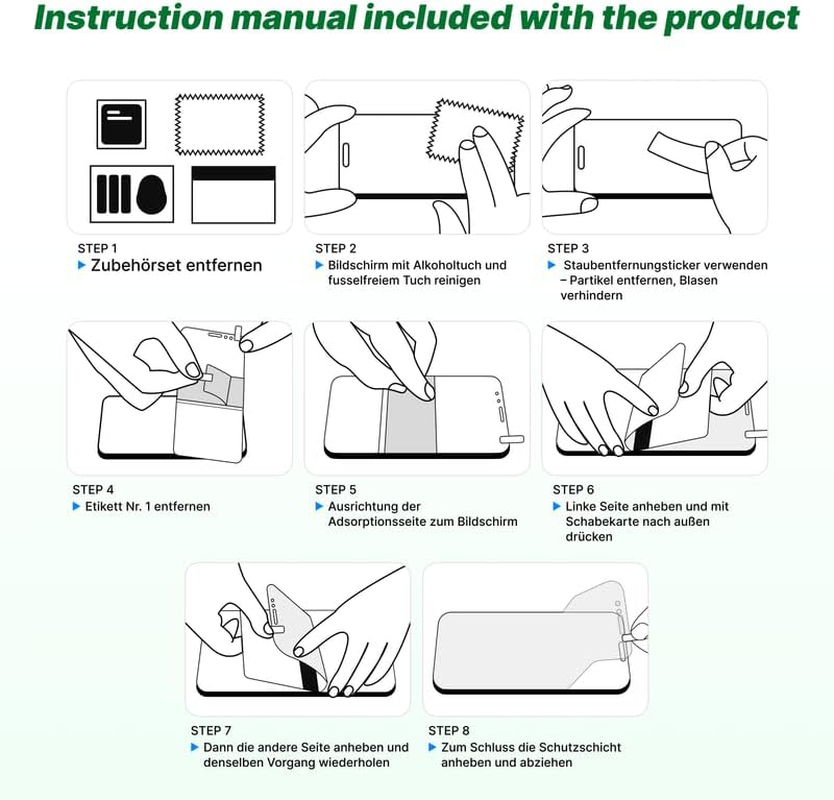 Koasvonson Matt Hydrogel Film for Iphone 15 Plus, Pack of 2, Anti-Glare Screen Protector, TPU Screen Protector, Anti-Glare Protection, Shock-Resistant, Anti-Fingerprint image number 1