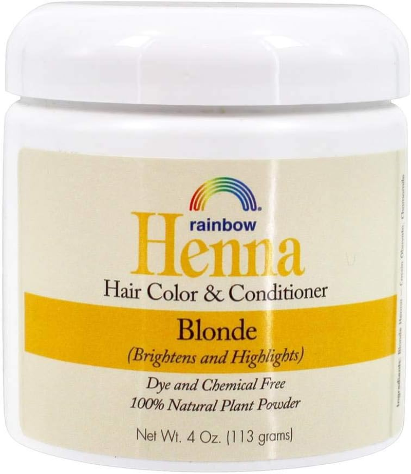 (Blonde) - Rainbow Research Henna Persian Blonde Hair Colour and Conditioner Organic 113 G