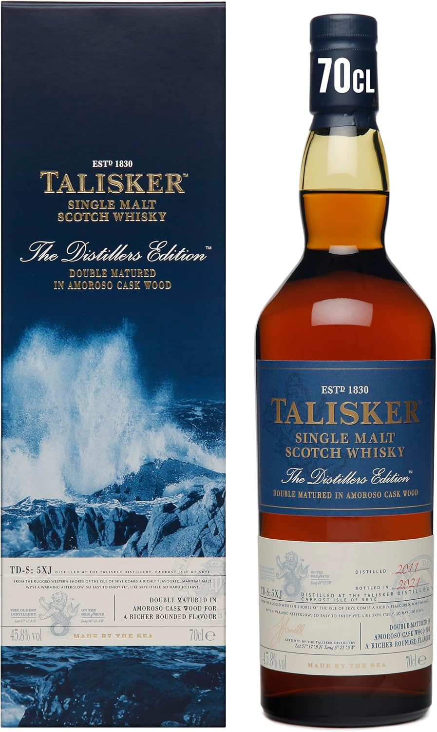 Talisker Distillers Edition Double Matured Single Malt Scotch Whisky 700Ml