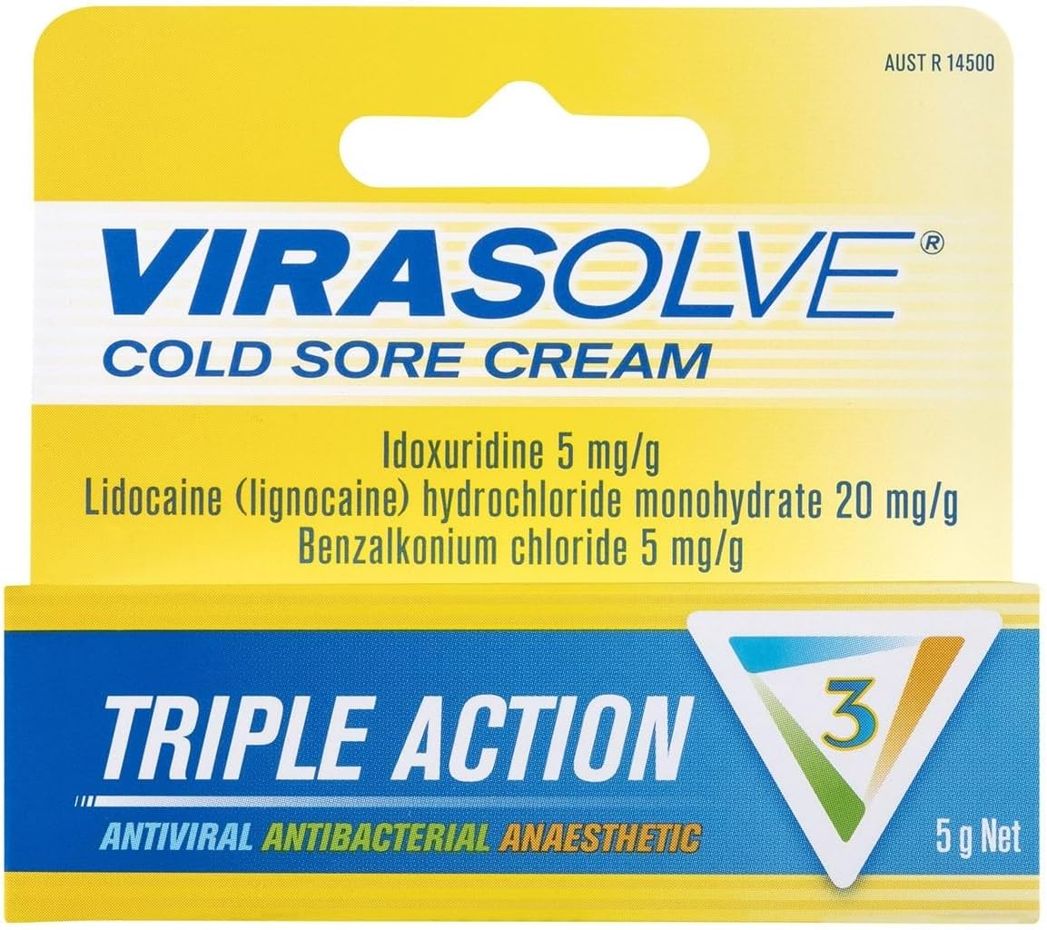 VIRASOLVE COLDSORE CREAM 5Gm image number 1