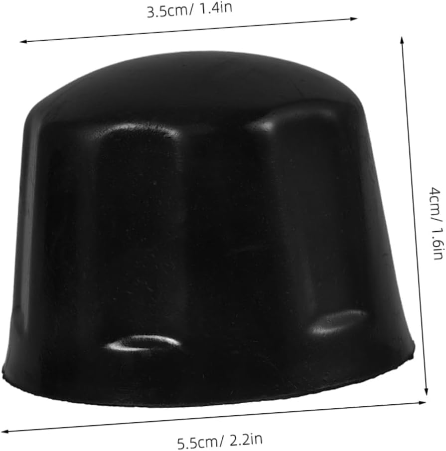 Luxshiny 4Pcs Rubber Wheel Cover Caps Replacement for ATV Trailer Boat Trailer Bearing Mud And image number 3