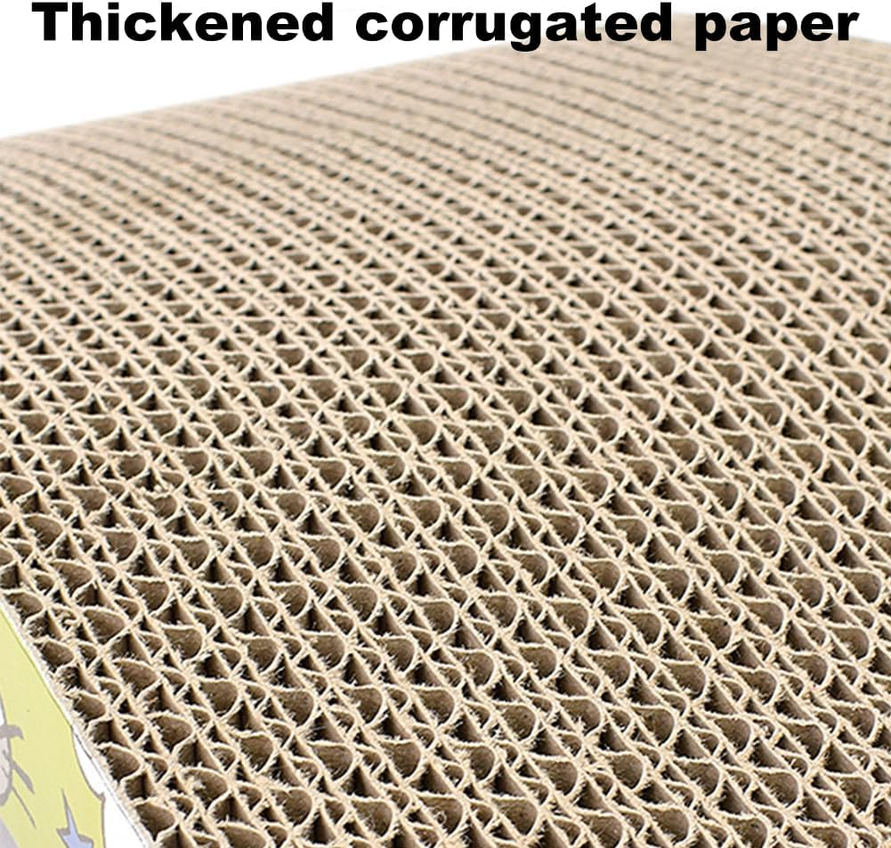 Cat Scratching Board for Cats, Scratching Board Cat, Corrugated Cardboard Scratching Mats, Attracts Your Cat'S Attention, Provides a Suitable Scratching Space, Protects Your Furniture, 27.5 X 17.5 X image number 4