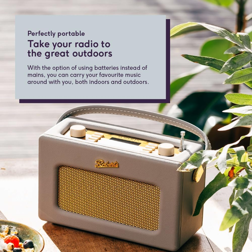 Roberts Revival RD70DG FM/DAB/DAB+ Digital Radio with Bluetooth - Dove Grey - Dove Grey image number 3