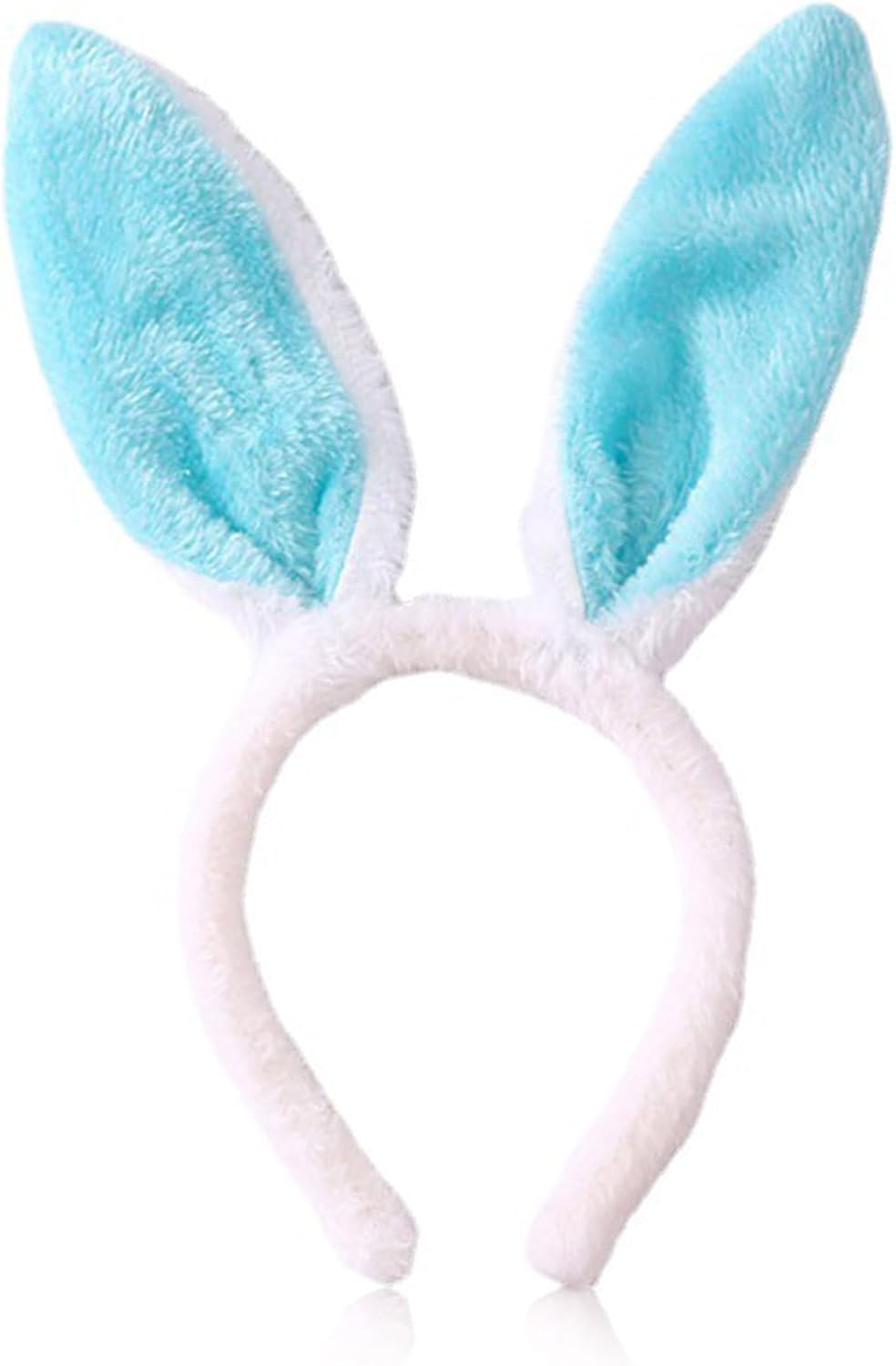 HATOTO Bunny Headband Easter Hair Bands for Women Girls Kids, Cute Plush Rabbit Ears Hair Accessories Non Slip Headbands Easter Day Party Decoration Supplies