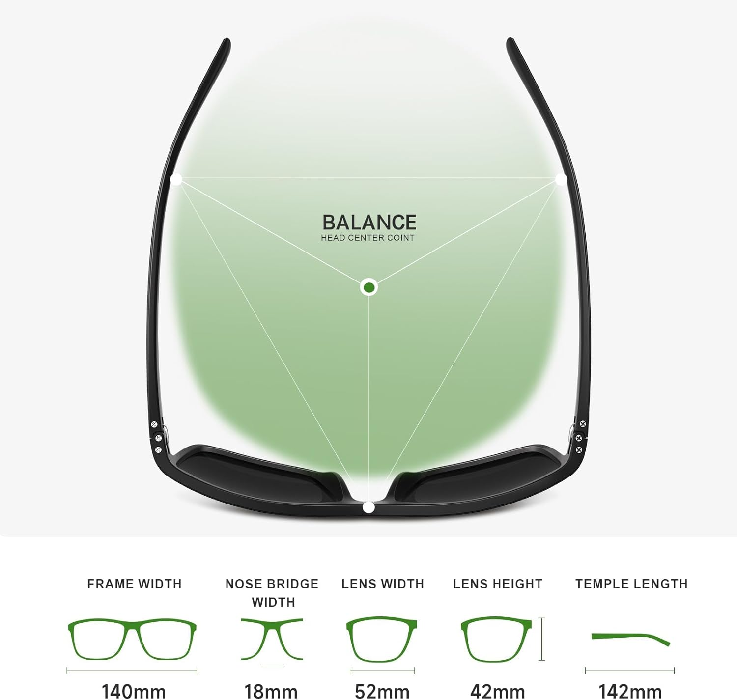 Fanshen Polarized Sports Sunglasses for Men, UV Protection Lightweight Sun Glasses for Driving Fishing Golf Cycling image number 1