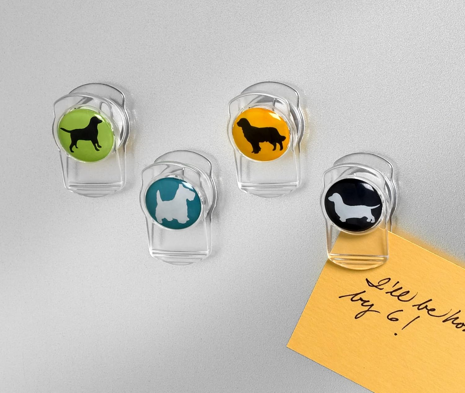 Spectrum Magnetic Dogs Clips 4-Piece image number 1