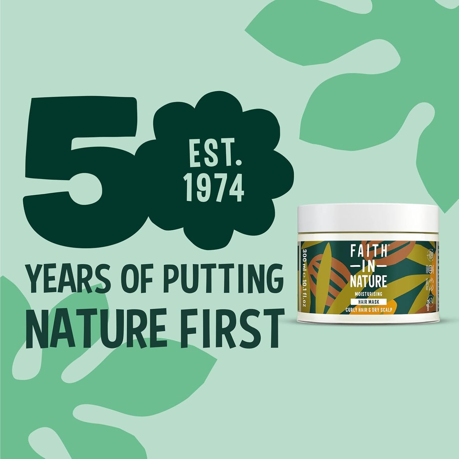 Faith in Nature Natural Shea & Argan Hair Mask, Nourishing, Vegan & Cruelty Free, No SLS or Parabens, for Dry to Very Dry Hair, 300 Ml image number 5