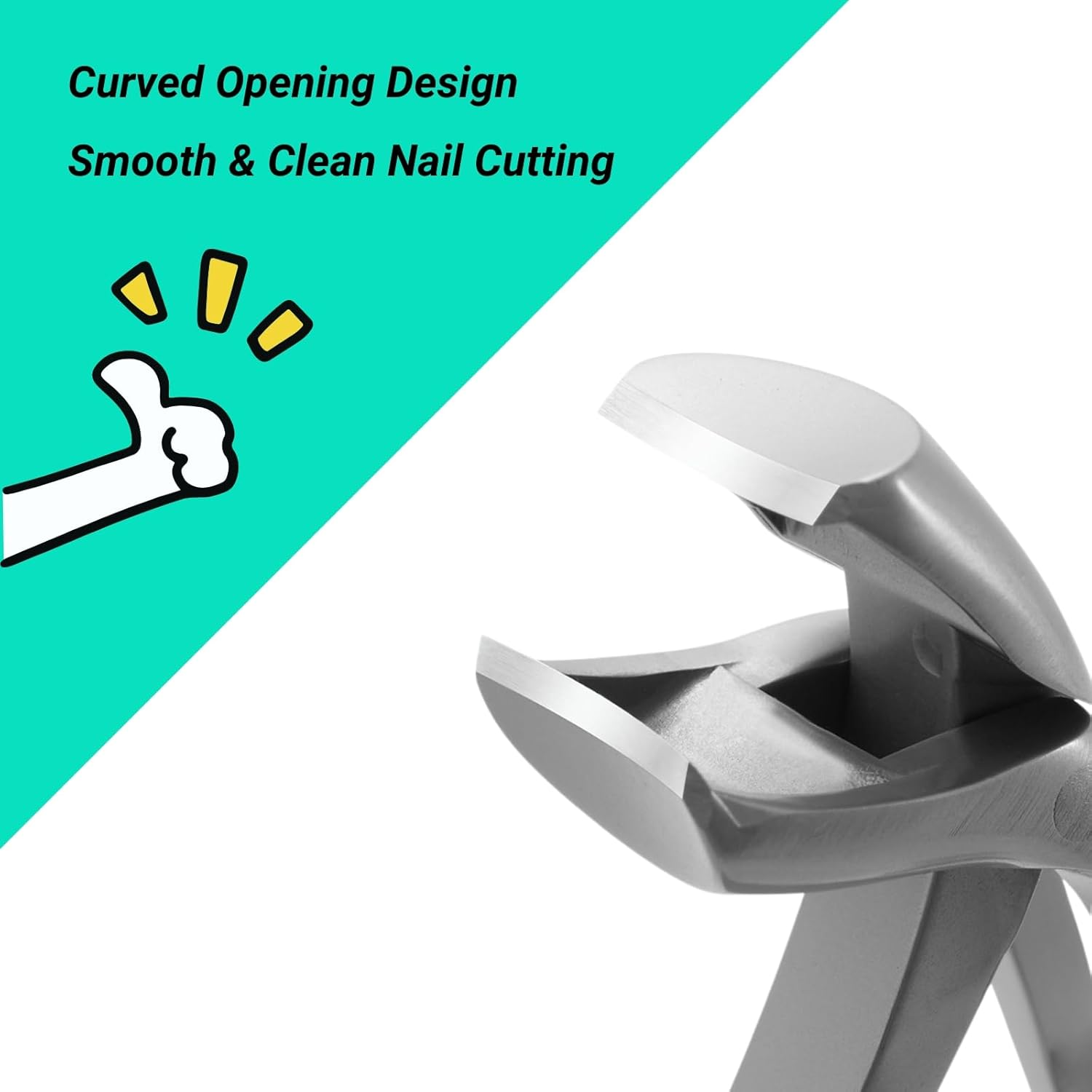 Portable Nail Care Set - Sharp Stainless Steel Clippers and File - Silver image number 4