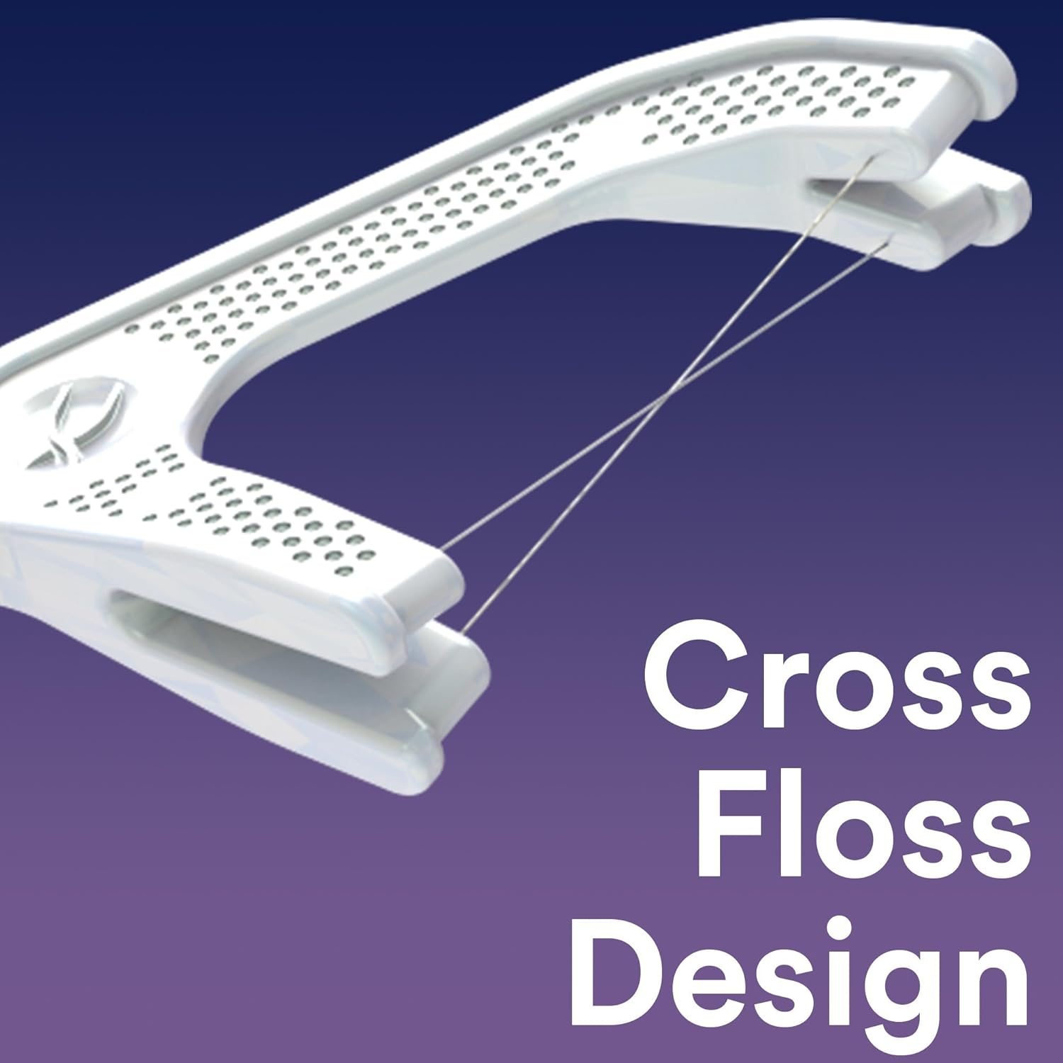 Dentek Cross Flosser Floss Picks, X-Shaped Floss Hugs Teeth, 75 Count image number 3