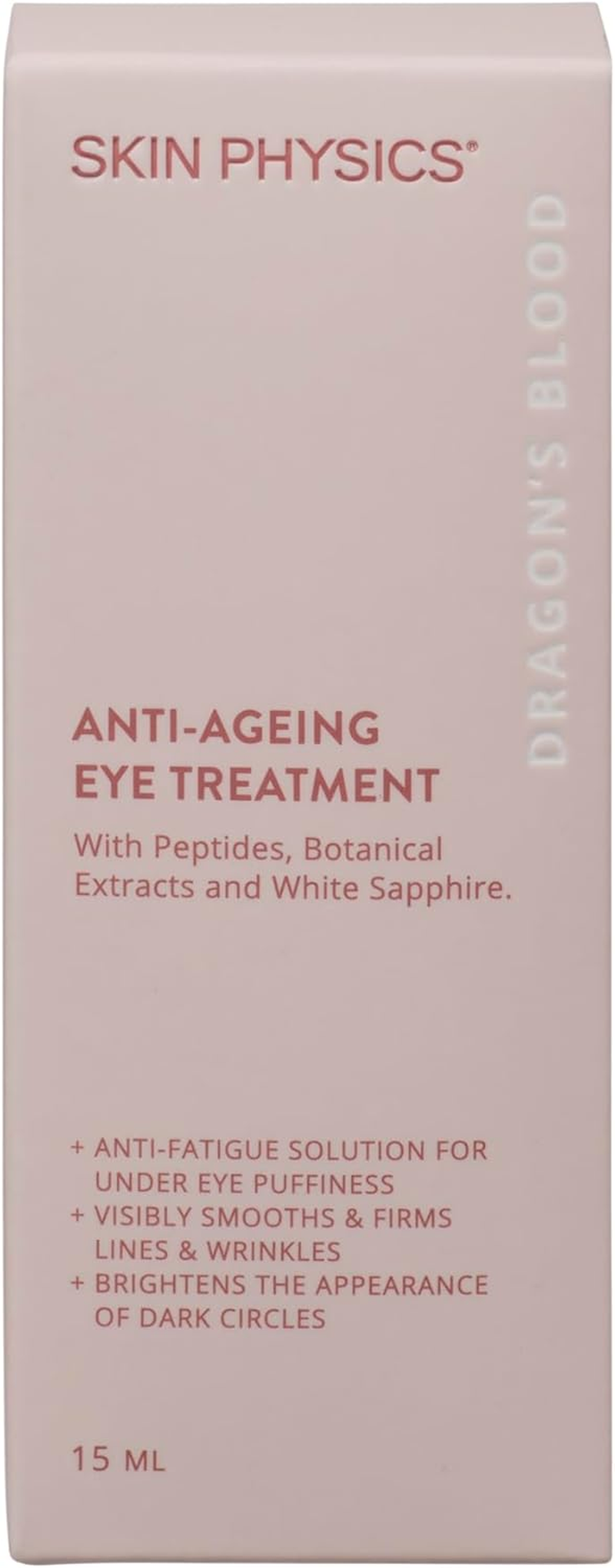 Skin Physics Dragon&rsquo;S Blood Anti-Ageing Eye Treatment 15Ml, White Sapphire Brightening, Peptides + Hyaluronic Acid, Fragrance-Free Eye Cream for Fine Lines, Dark Circles & Puffiness image number 5