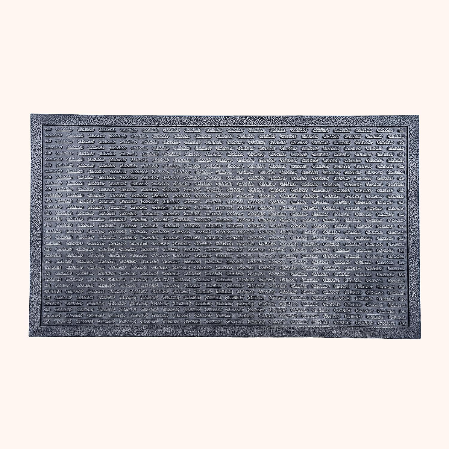 Rubber Doormat | Capsule Rubber Doormat for Indoor and Outdoor Use (40Cm X 60Cm)