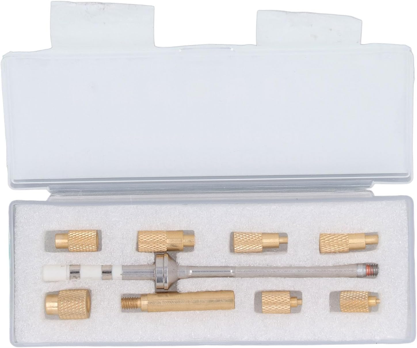 Heat Set Insert Tool M2 M2.5 M3 M4 M5 M6 M7 M8 Hot Melt Brass Nut Embedded Insertion Tip Adapter Kit 3D Printed Parts for TS100/101, TS100 TS101 Soldering Iron Tips image number 5