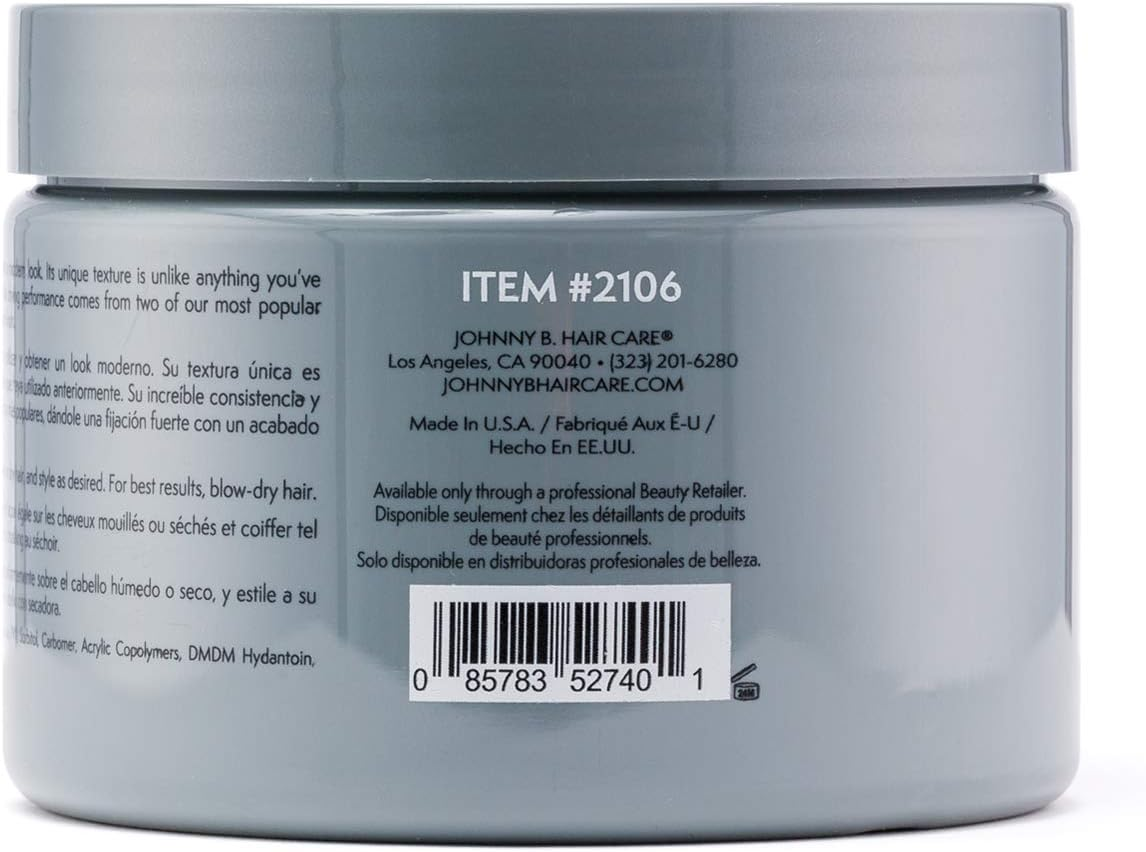 JOHNNY B. Fuddy Matte Styling Gel 12 Ounce image number 1