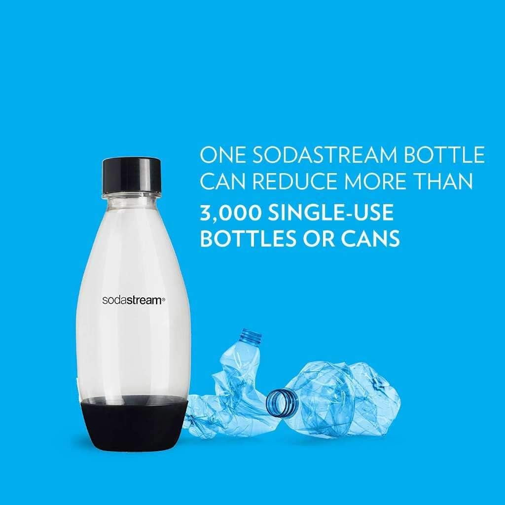 Sodastream 1748220010 Source Carbonating Bottles (Twin Pack).5 L, Black