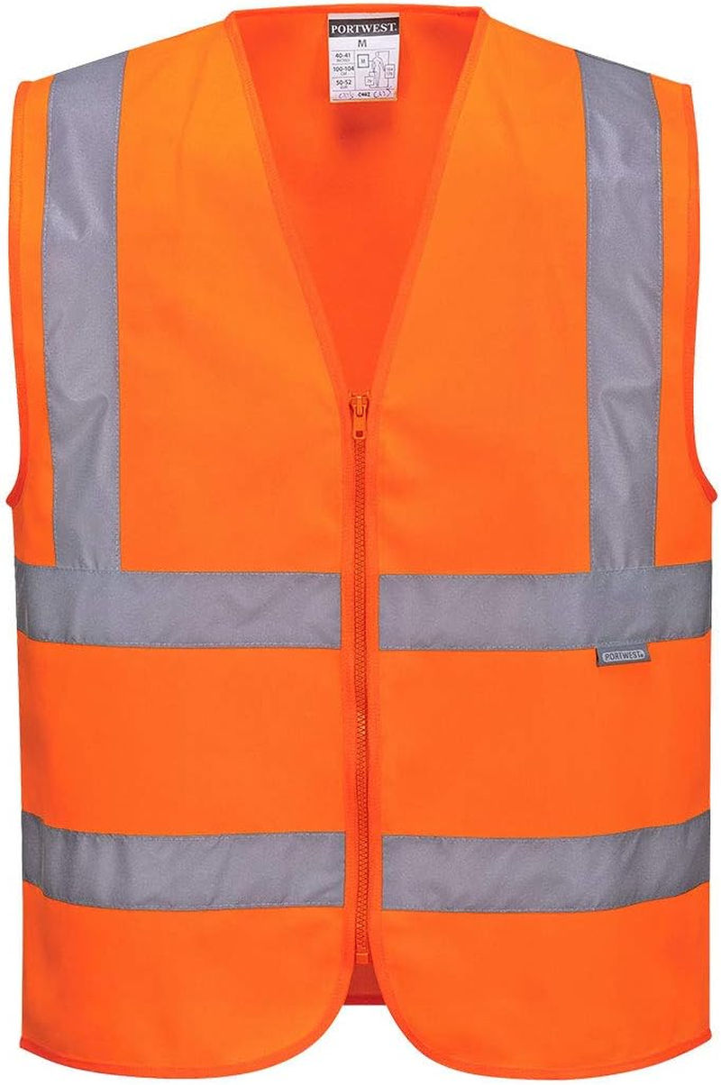 Portwest Hi-Vis Zipped Vest