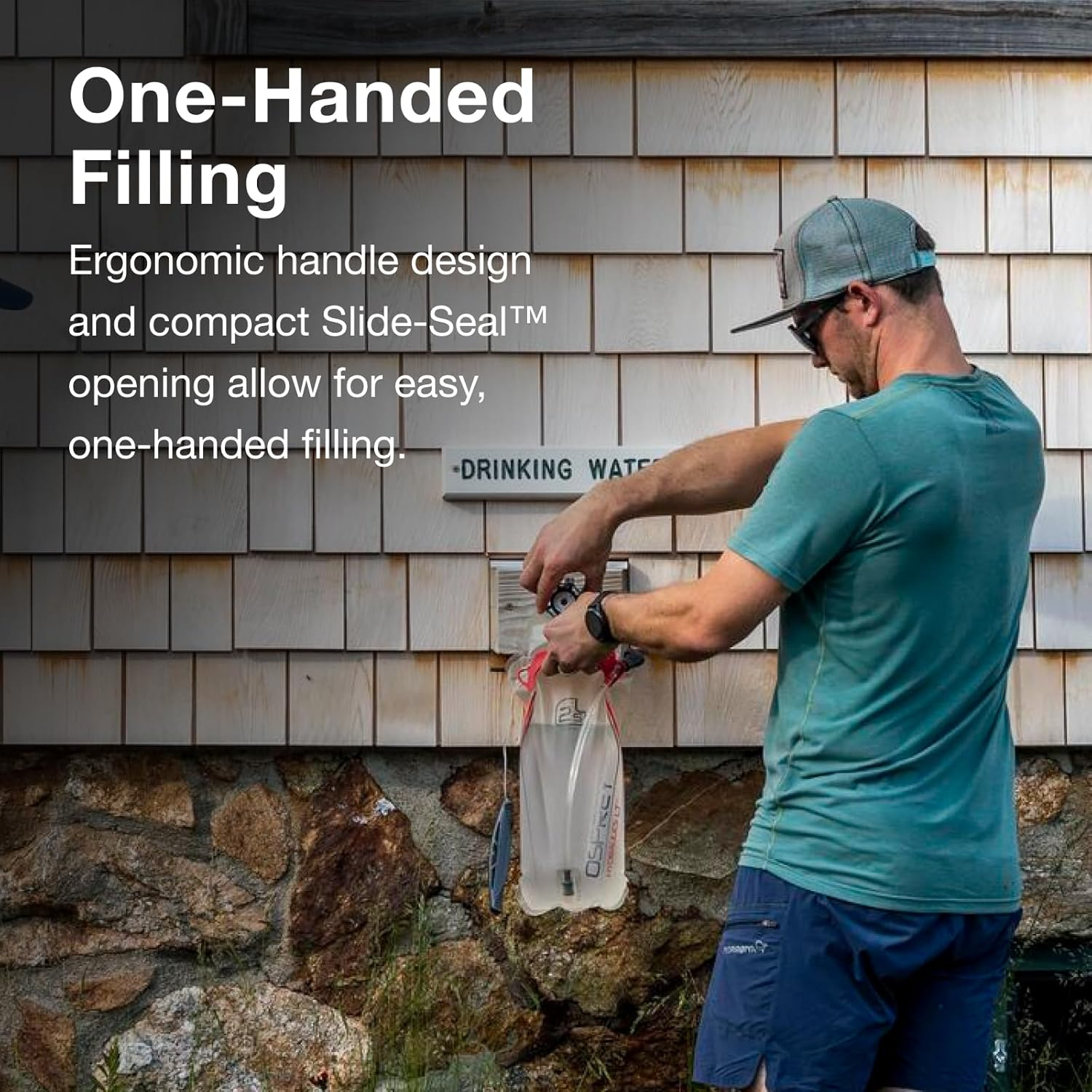 Osprey Hydraulics 2L Backpack Water Reservoir with Bite Valve image number 6