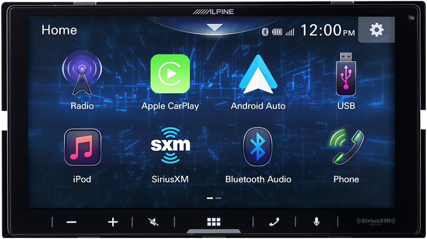 Alpine Ilx-W670 Digital Multimedia Receiver with Carplay and Android Auto Compatibility