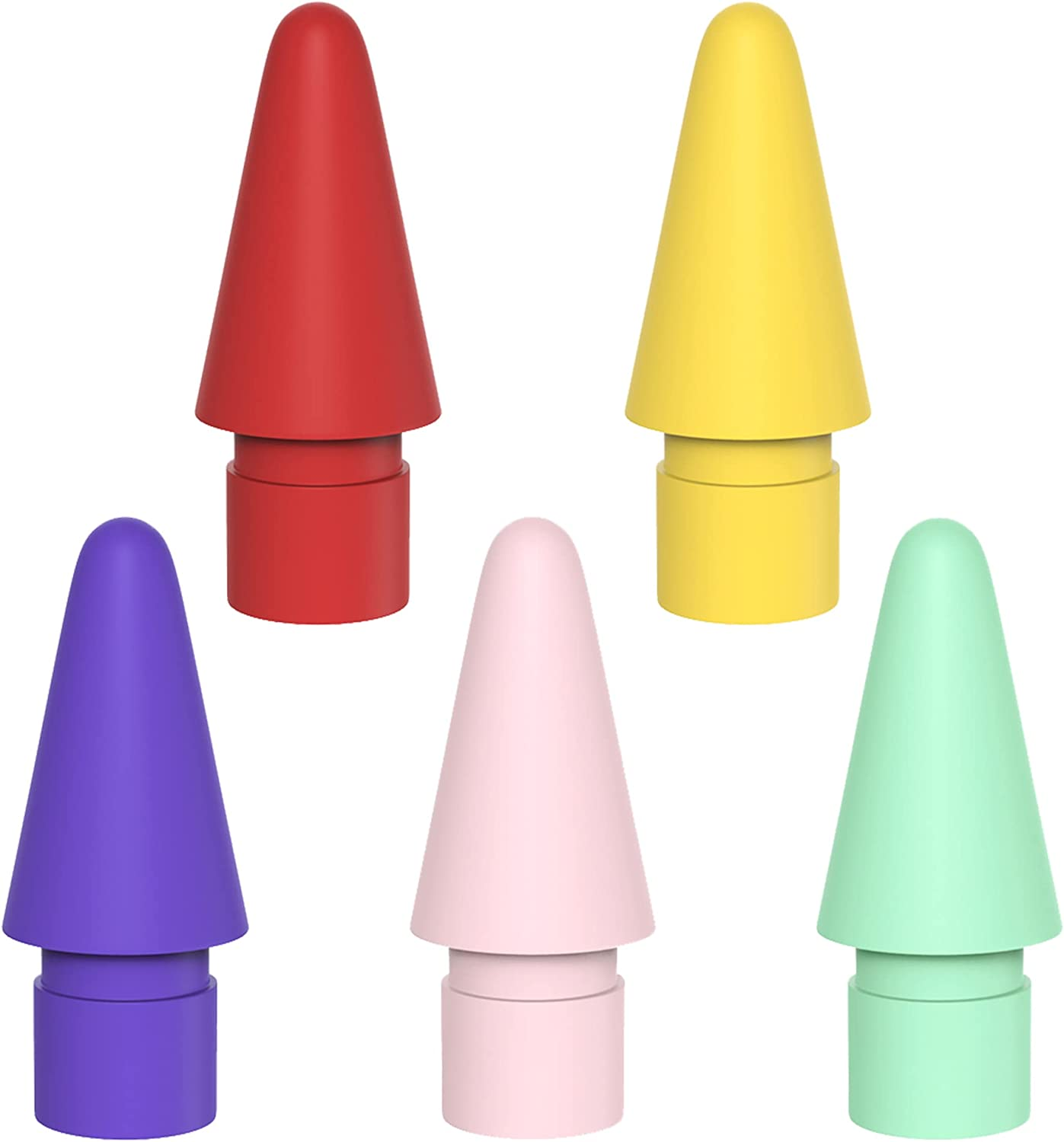 AWINNER Pen Tip Compatible with Apple Pencil Tips 1St & 2Nd Generation Color Nib (Grey)