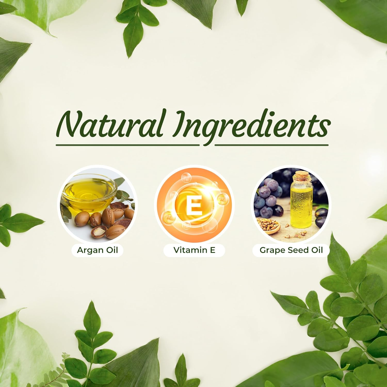 Herbishh Argan Oil for Hair &ndash; Deep Condition Hair Treatment Argan Oil &ndash; Ingredients Sourced from Morocco &ndash;Oil for Hair Frizz Control & Damage Repair &ndash;Nourishing Argan Hair Oil Serum 30Ml (30 Ml (Pack of 3)) image number 1