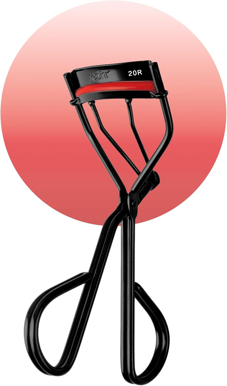 Rephr 20R Eyelash Curler, Double-Barrel Design with 5 Refill Pads, New Improved Durable Coating, Curvature for Universal Eye Shapes - (Wide and Flat) image number 1