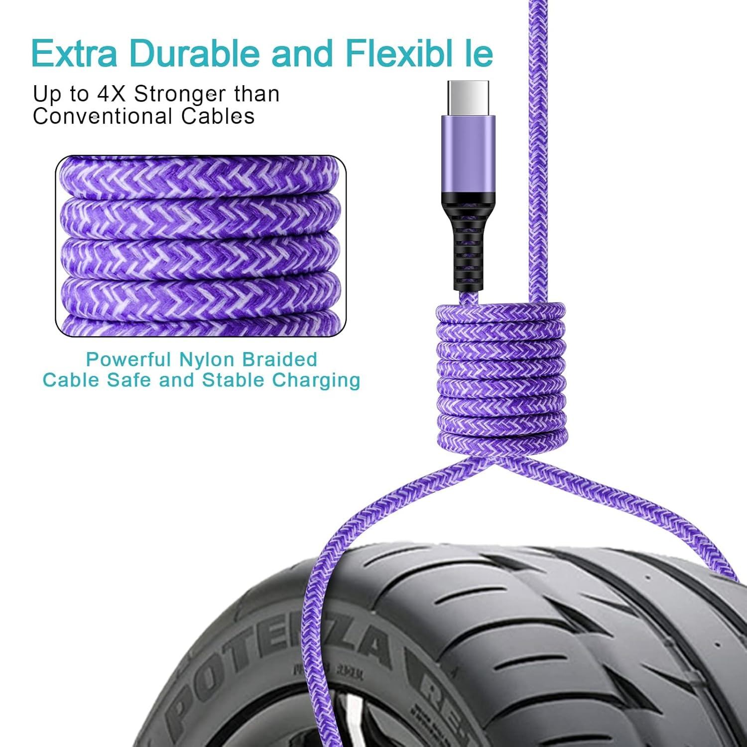 S25 Ultra USB C Cable [2-Pack, 3FT] USB a to USB C Charger Cable Fast Charging Cord Type C Compatible with Samsung Galaxy S25+ S25 S24 Ultra FE S23+ S23 S22 A36 A56 A15 5G A06 A35 A55,Pixel 9 8A 7 Pro - Blue image number 7