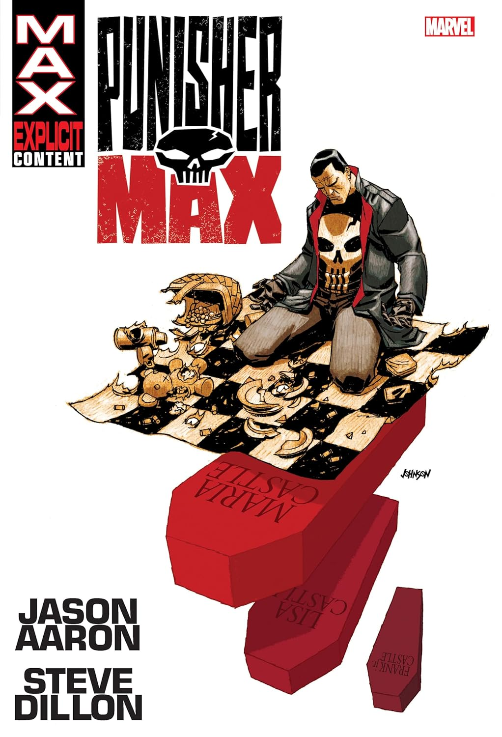 PUNISHER MAX by AARON & DILLON OMNIBUS DAVE JOHNSON COVER [NEW PRINTING]