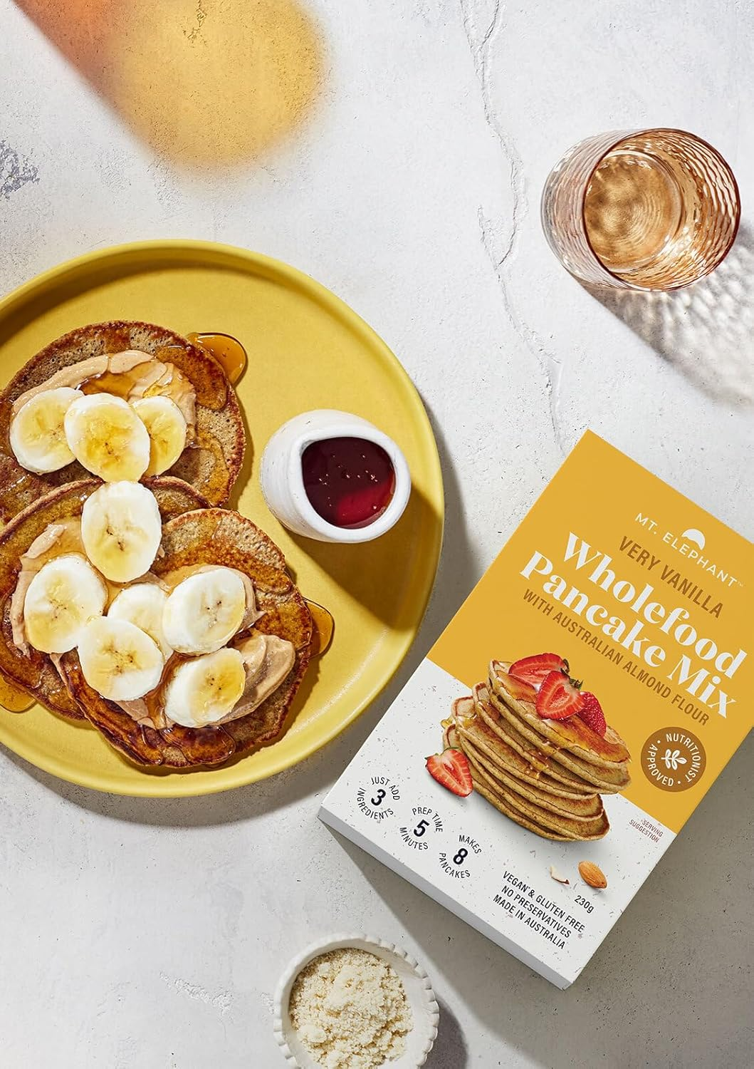 Mt. Elephant Very Vanilla Wholefood Pancake Mix 230 G image number 3