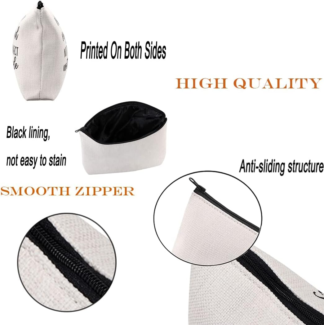 Vampire Tv Show Makeup Bag Single Taken Mentally Dating Damon Salvatore Cosmetic Bag, Single Taken -B, Modern image number 5