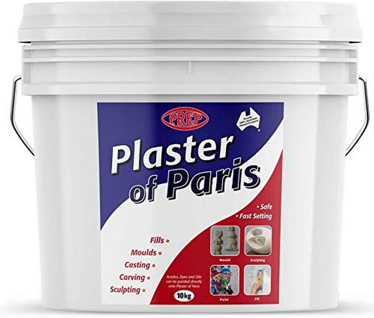 Prep Gypsum Powder Plaster of Paris 10Kg, White