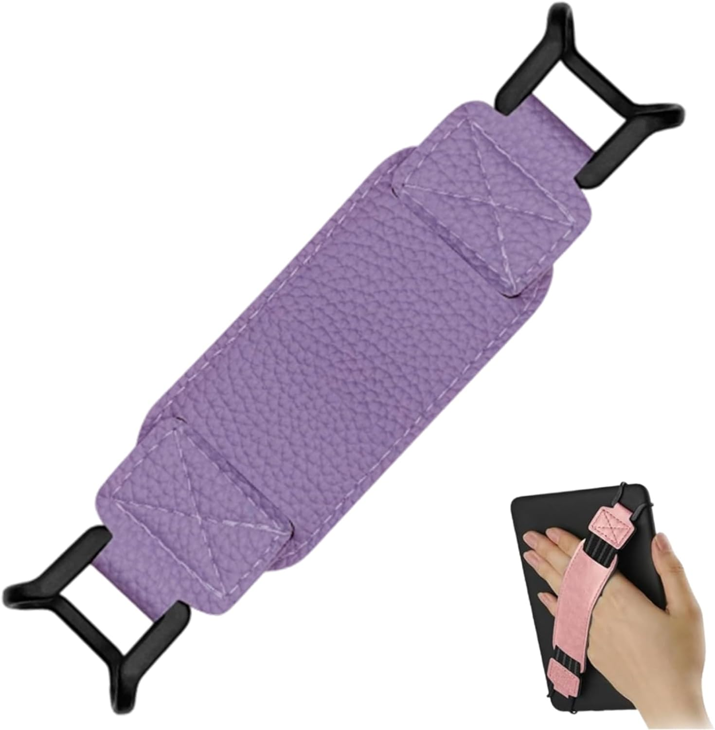 Kindle Hand Strap, Purple Finger Grip Holder for Kindle Tablet and E-Readers, Lightweight and Firmly Accessories for Comfortable Reading image number 3