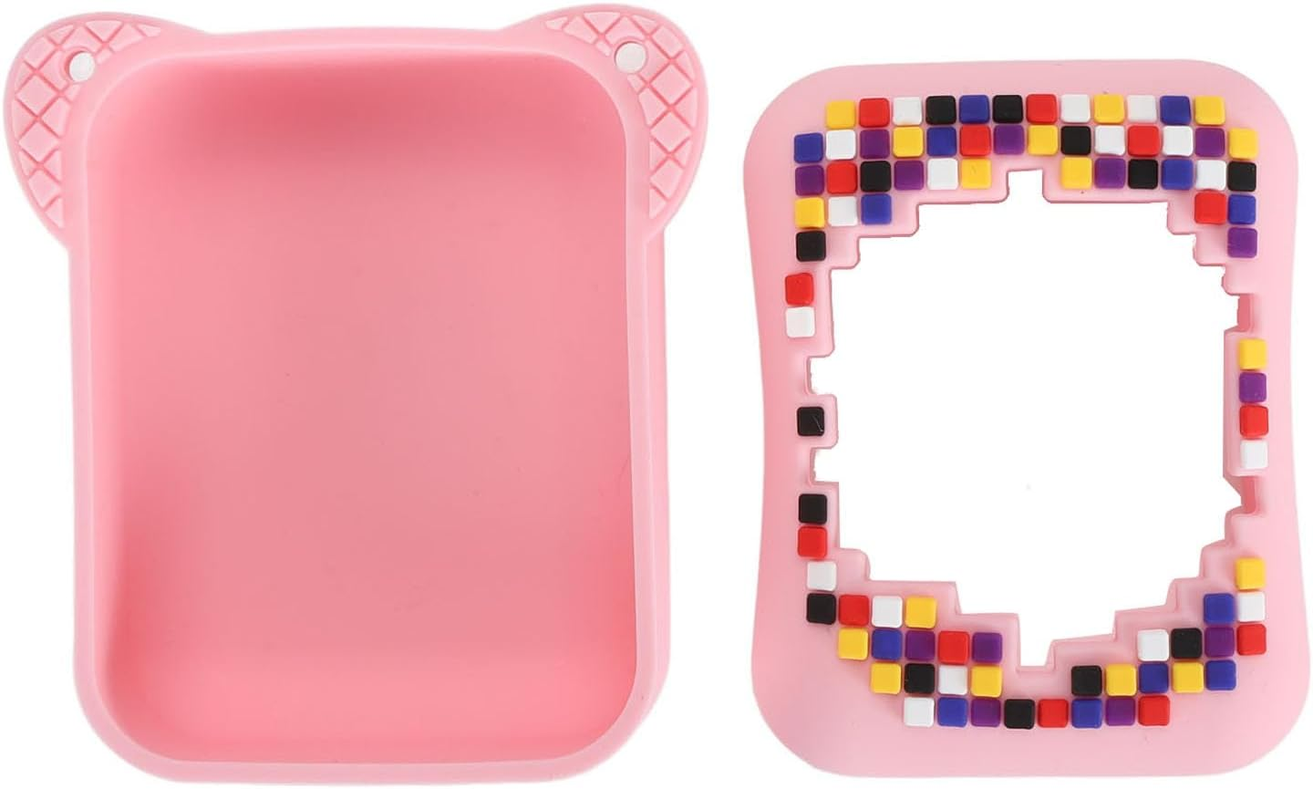 Silicone Case for Bitzee Toy Digital Pet, Interactive Toy Digital Pet Case with Lanyard, Resistant Electronic Pets Travel Storage Bag (Green)