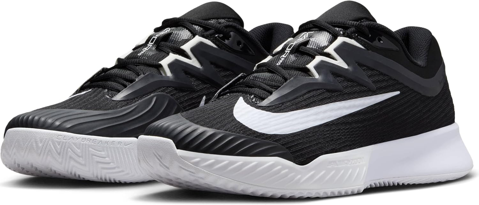 Nike Men'S Vapor Pro 3 Mens Clay Co Sneaker, Black/White, 8 US image number 4