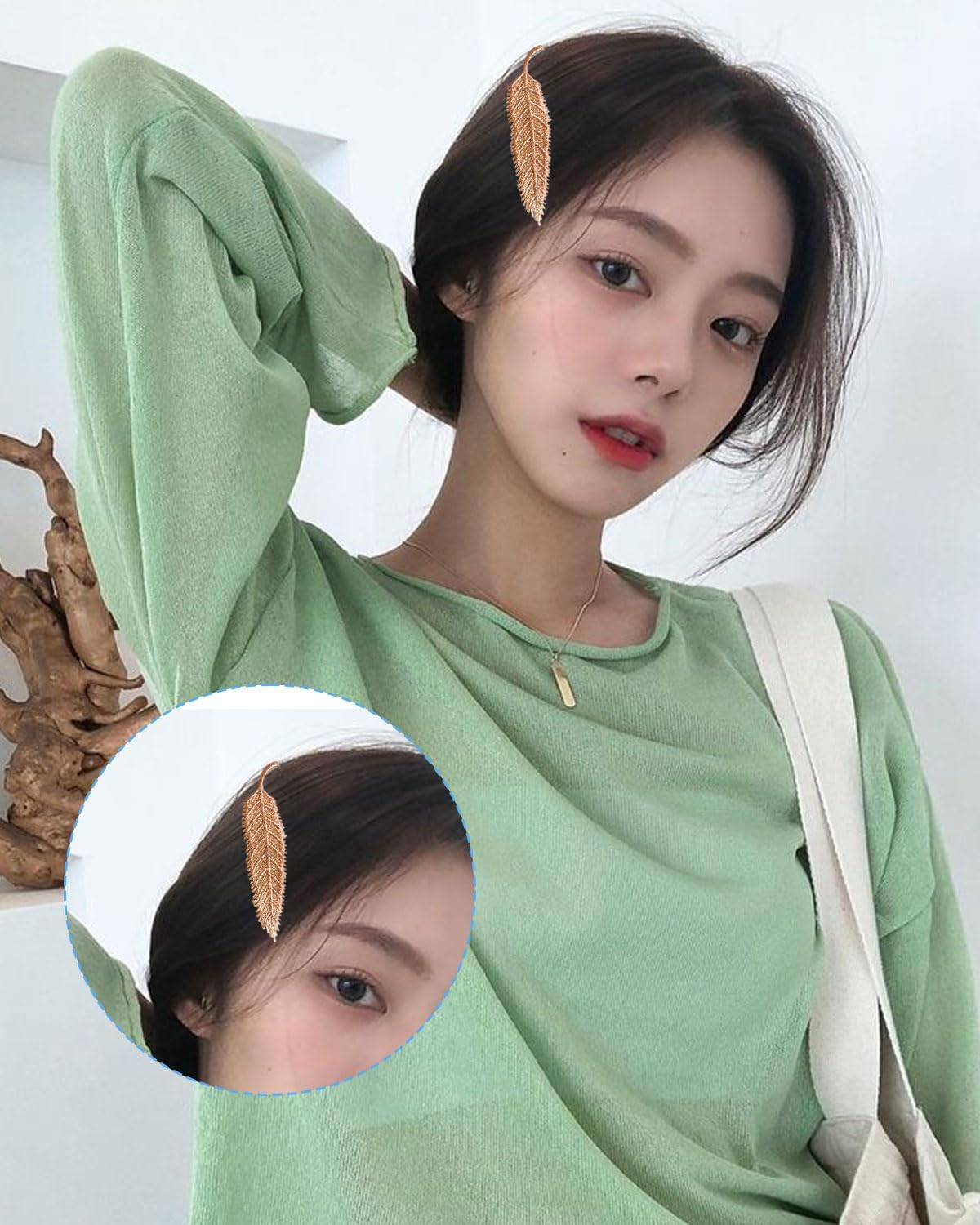 KGDUYC 6Pcs Leaf Bookmarks, Card Bookmarks, Handmade Satin Bookmarks, Crochet Flower Bookmarks, Personalised Handmade Gift for Book Lovers, Teachers image number 2