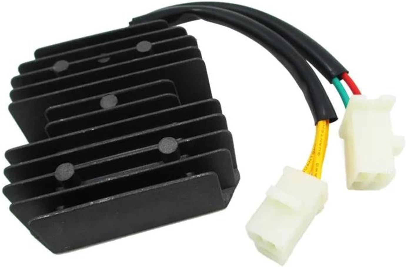 Rectifier Parts 12V Motorcycle Voltage Regulator Rectifier for CH125 CH150 CN250 1986-2001 5 Wires 2-Plugs image number 5