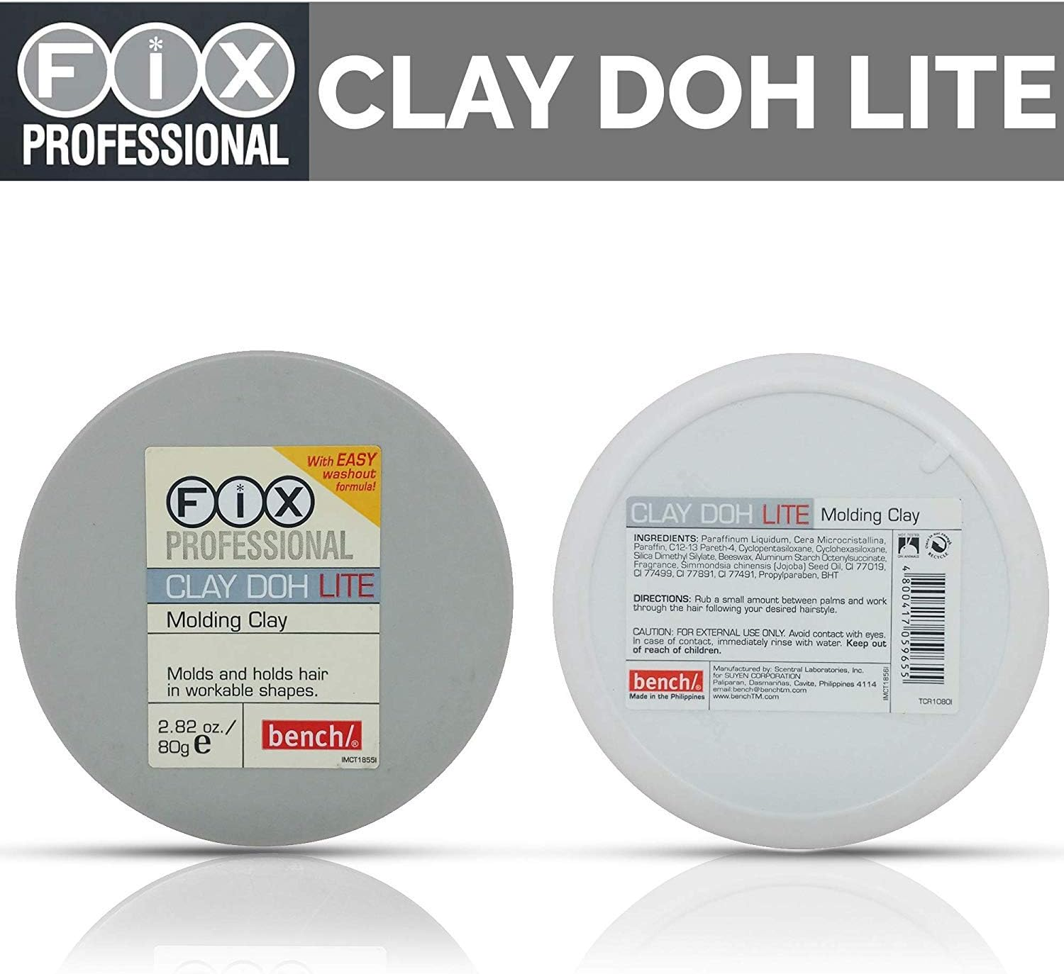 Bench/ Fix Professional Clay Doh Lite Molding Clay 2.82 Ounces / 80 Grams image number 3