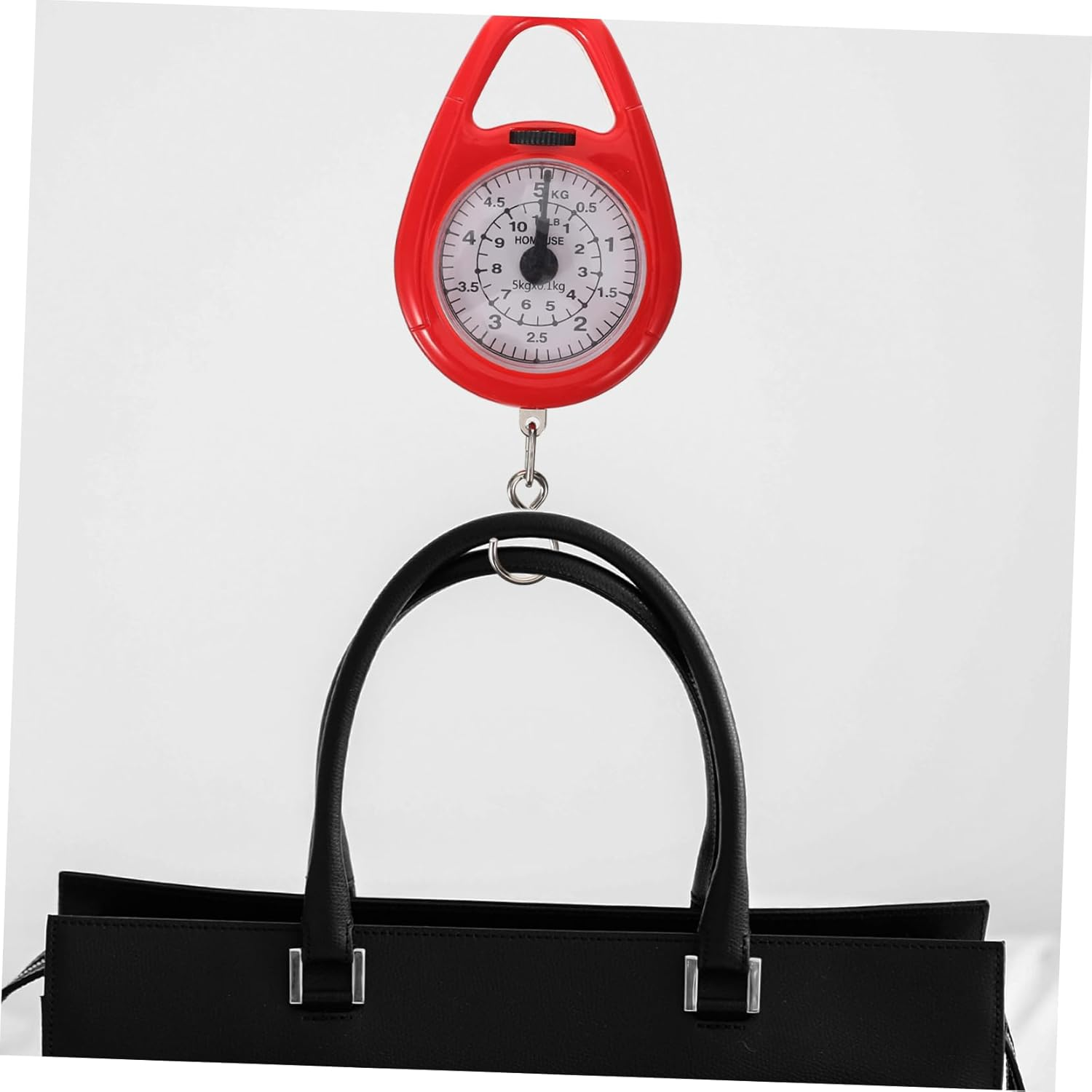 TEMPNAP Portable Mini Mechanical Spring Scale Handheld Luggage Weight Scale Hook for Suitcase and Fishing for Travel image number 3