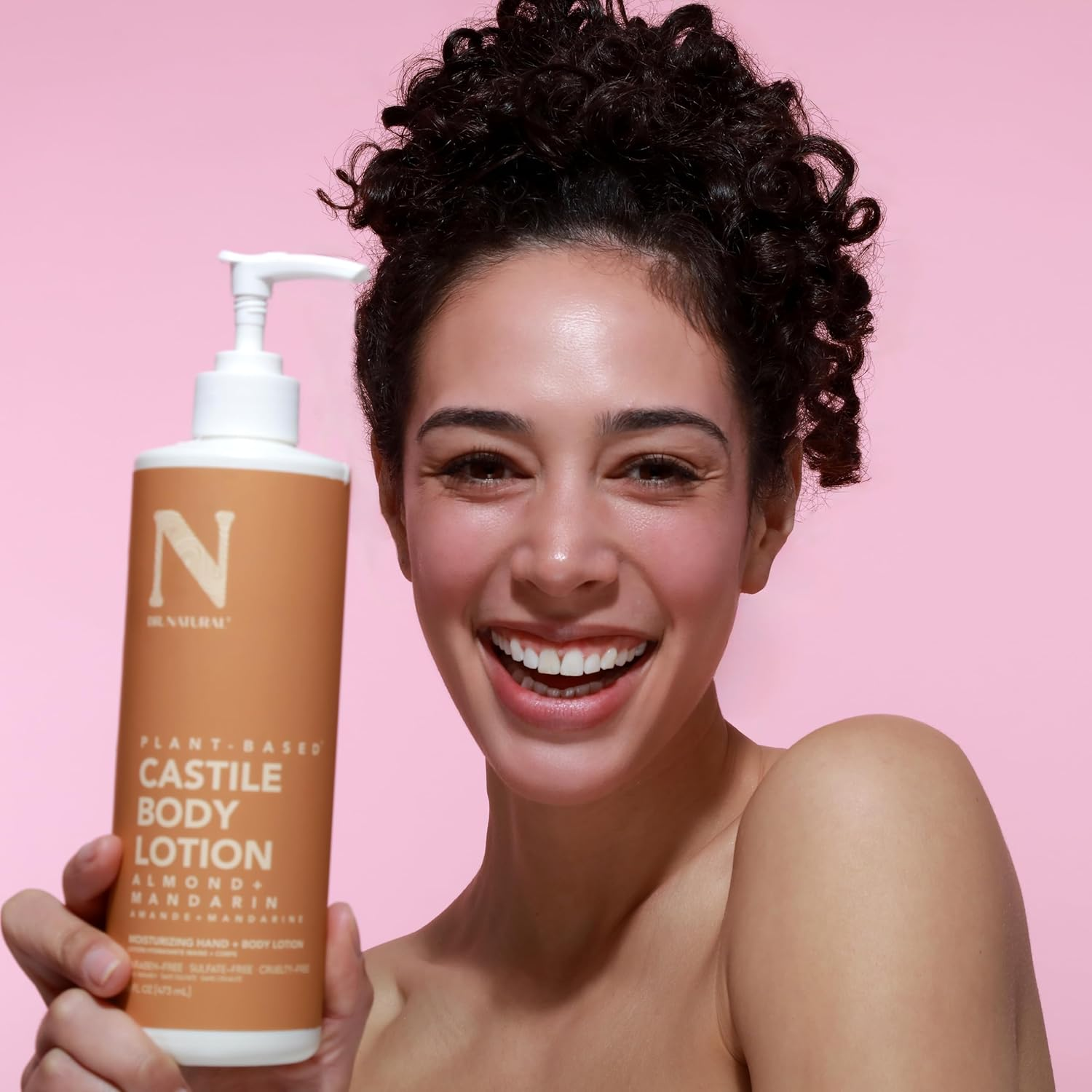 Dr. Natural Castile Body Lotion, Almond, 473 Ml - Plant-Based - Paraben-Free, Sulfate-Free, Cruelty-Free - Made with Organic Shea Butter - Non-Greasy - Body Lotion for Dry Skin image number 5