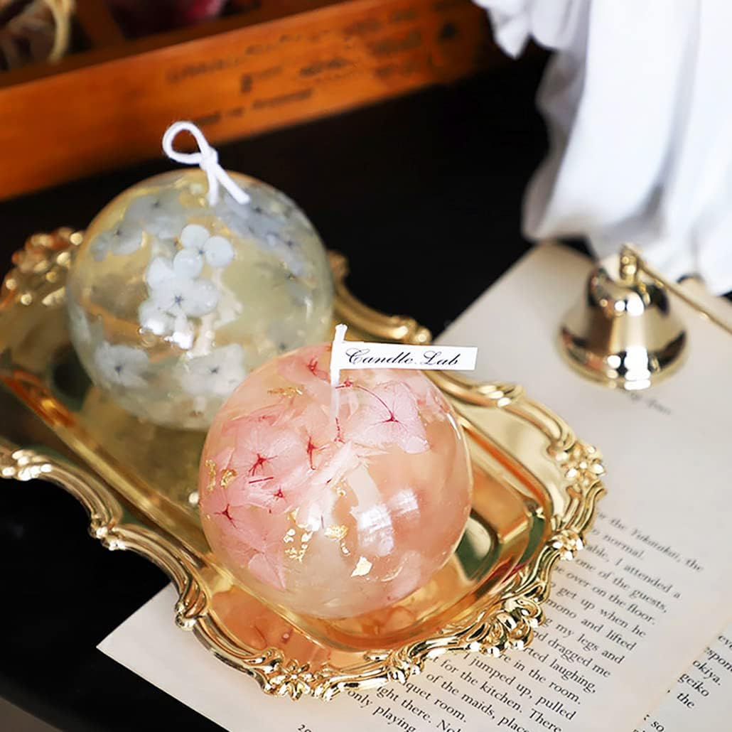 Isuperb 5Pcs Resin Ball Set Silicone Model round Resin Casting Model Sphere Model for Resin Epoxy 3D Crystal Resin Kits DIY Jewelry Craft, Resin Crafts, Handmade Crystal Pendants image number 4