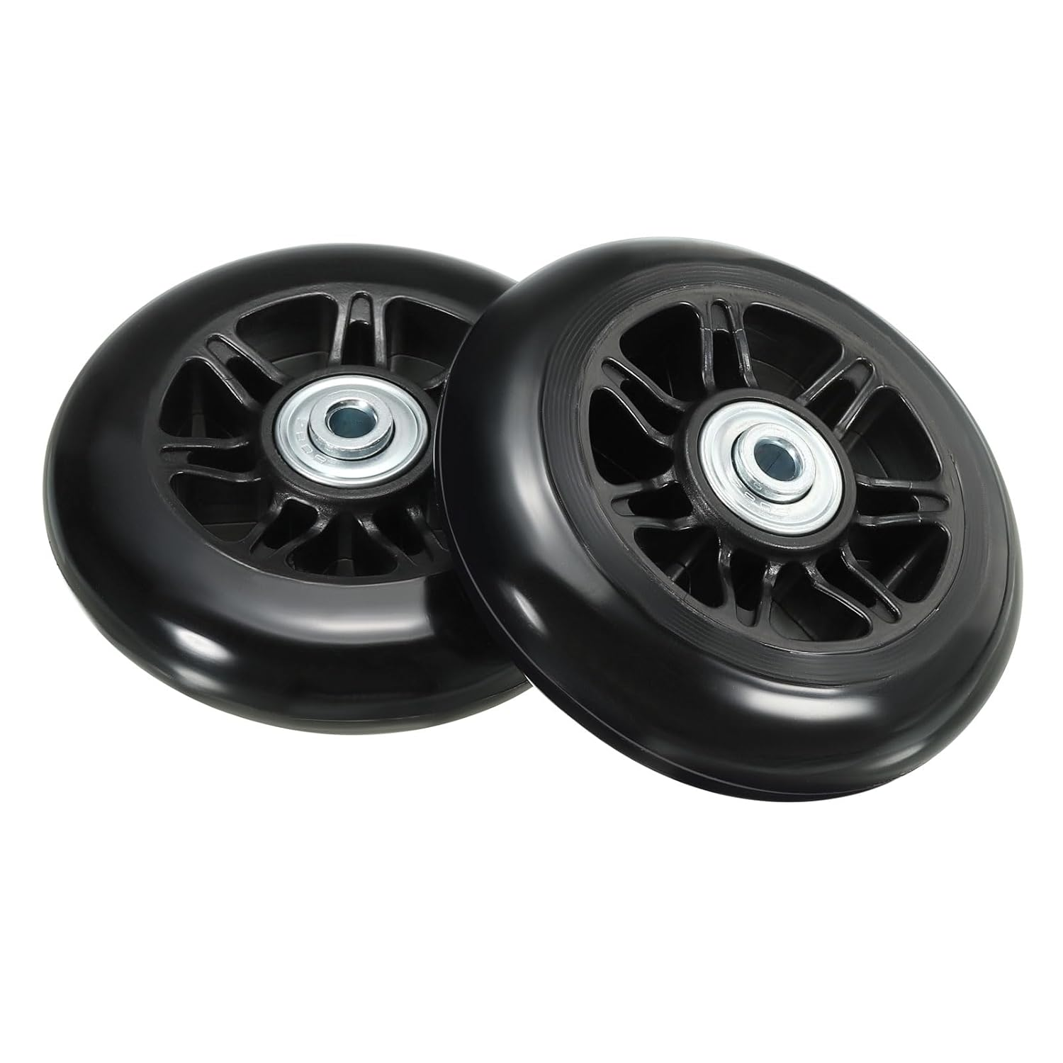 Uxcell Replacement Luggage Suitcase Wheels Repair Kit, 90Mmx24Mm Wear-Resistant & Mute Swivel Caster Wheels image number 4