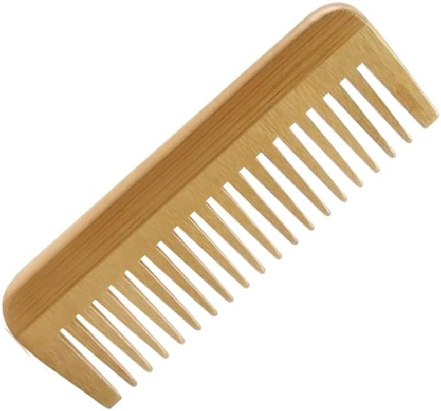100% Bamboo Hair Brushes and Comb Set by Combetter, Comb for Women and Detangling, Great on All Hair, Eco-Friendly and Handmade for Women Men and Kids