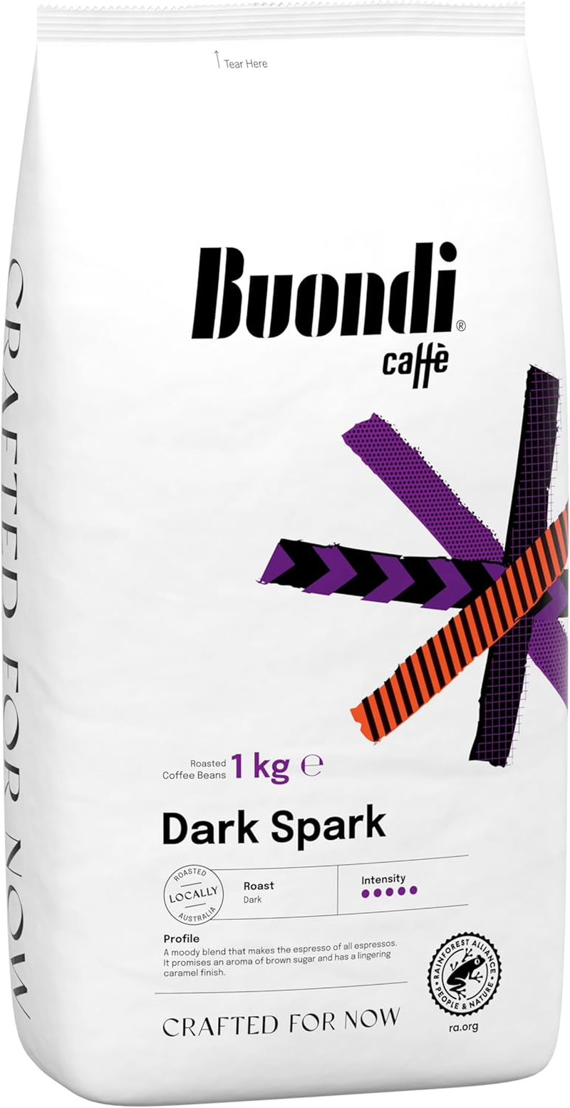 BUONDI Dark Spark Roasted Coffee Beans 1Kg
