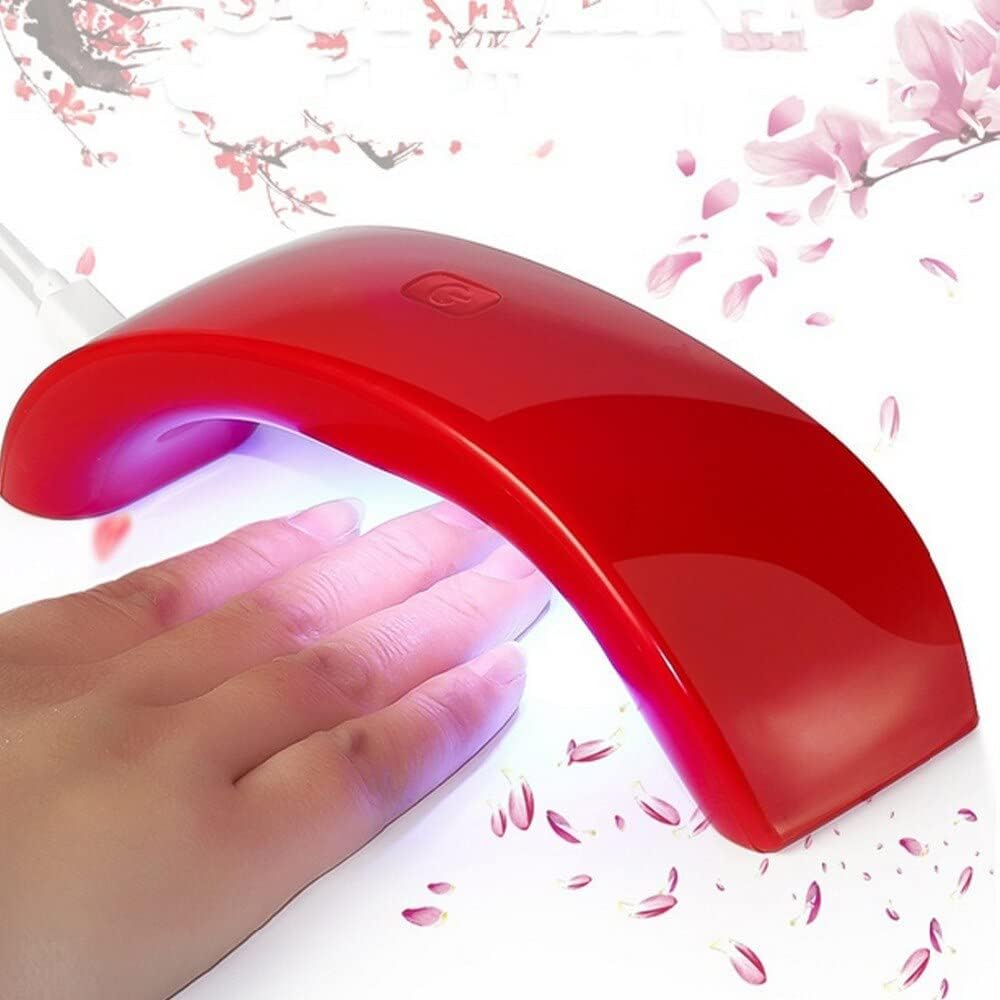Nail Dryer 9W Mini Manicure Phototherapy Machine Portable USB Manicure Light Led Gel Polishing Nail Dryer Travel Home School Office Use Nail Lamp image number 3