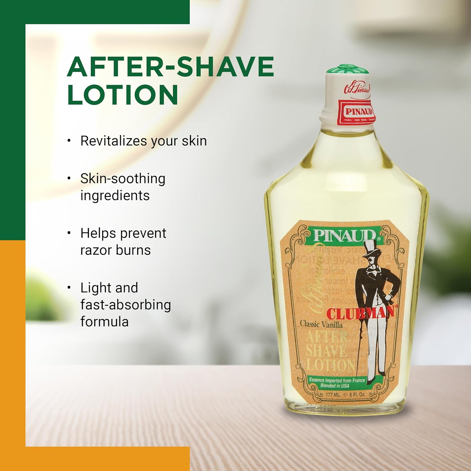 Clubman after Shave Lotion 6 Ounce Vanilla (177Ml) (2 Pack) image number 4