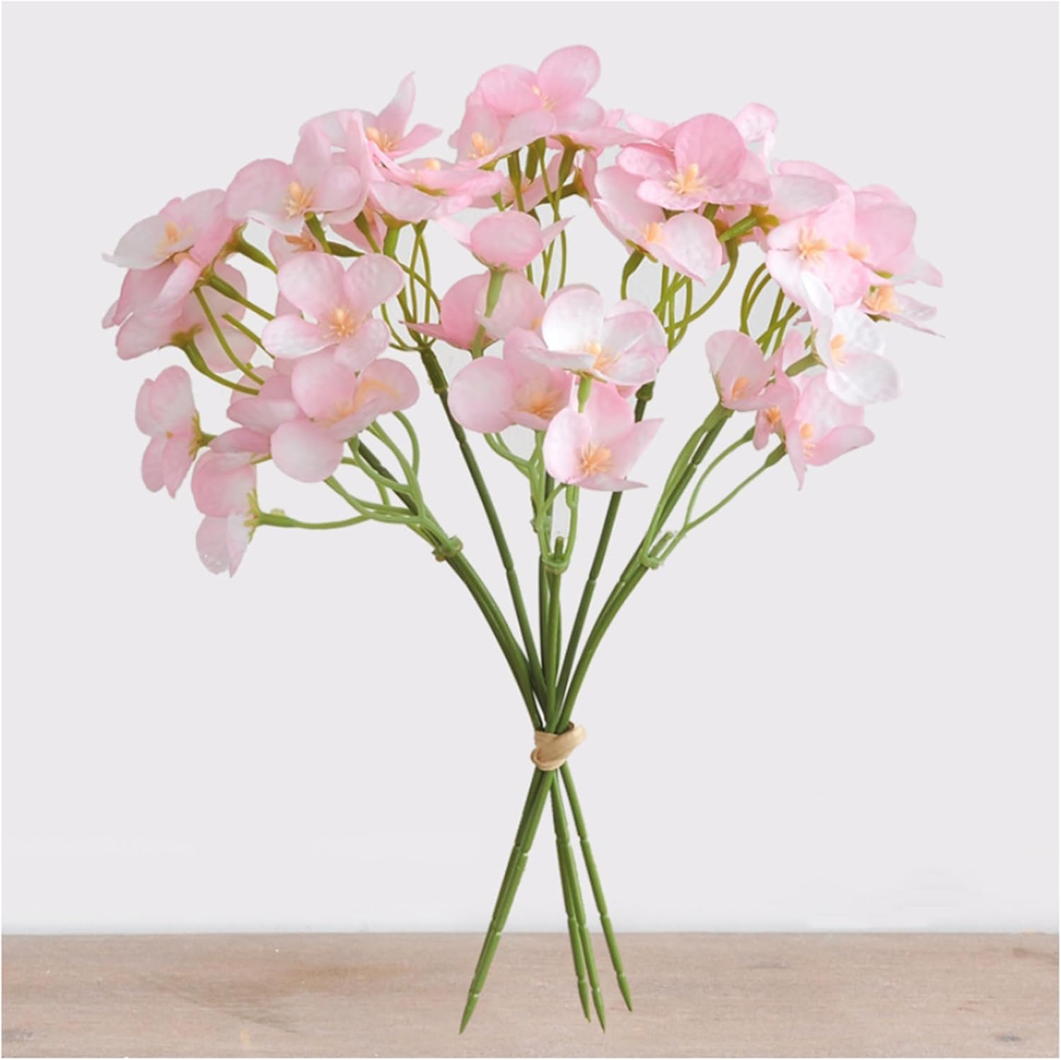 AU023-4 Artificial Hydrangea Flower 1 PCS Blue Bouquet,Ideal for Shooting Props Wedding Decoration Home Furnishings,26Cm(10.2")