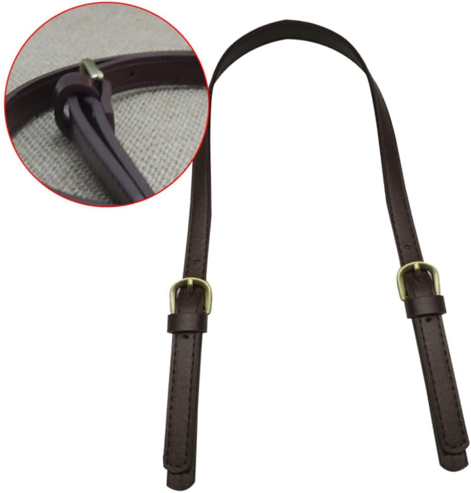 TOPPERFUN 2Pcs Handbag Belt Replacement Synthetic Leather Bag Straps for Tote Bag Shoulder Strap image number 5