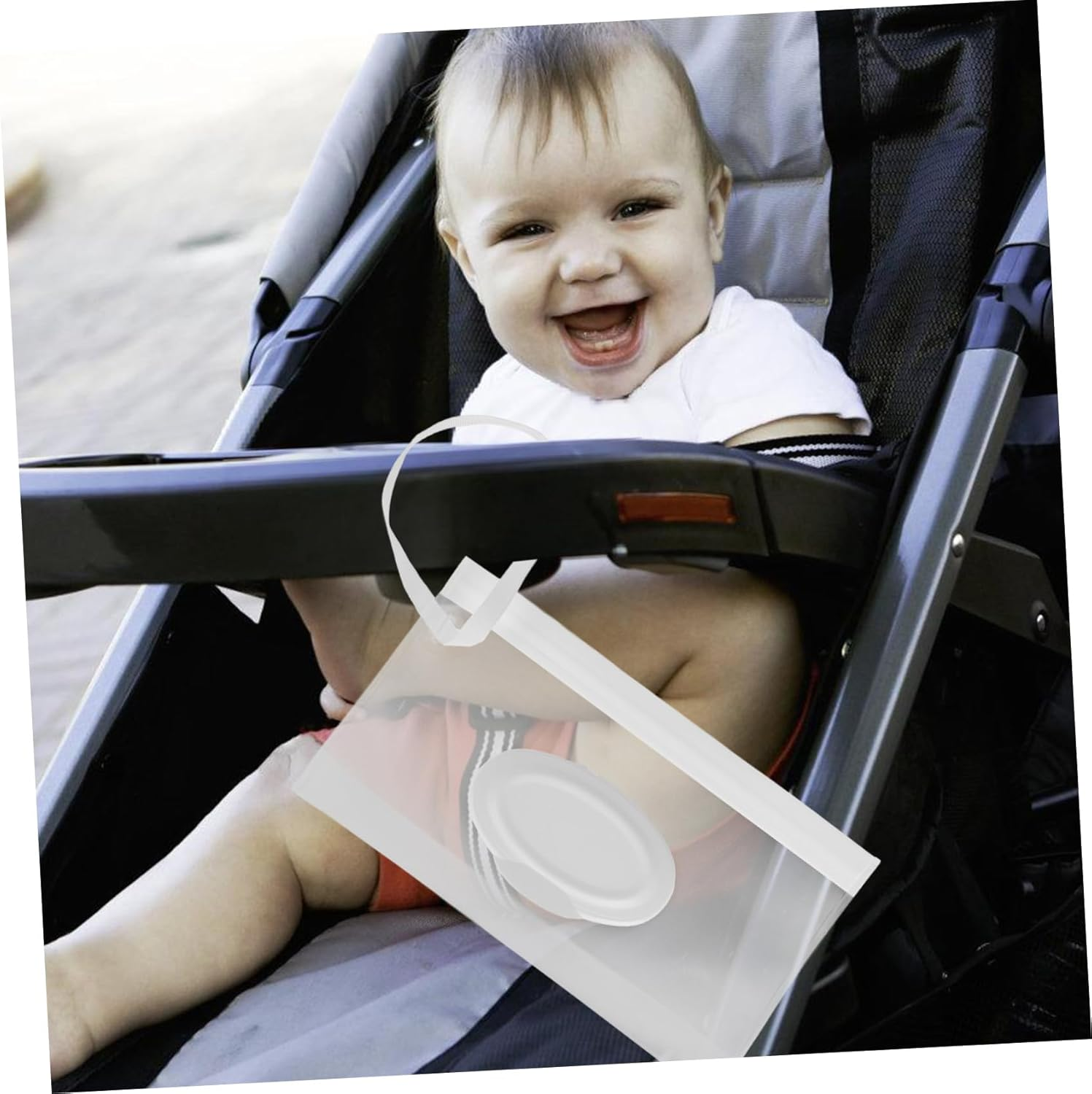 Box Tissue Bag Bag Travel Wipes Travel Wipe Dispenser Diapers Travel Wipe Case Wipe Case Wipes Bag Holder Wipes Clutch Reusable Diapers Transparent Eva IWOWHERO image number 2