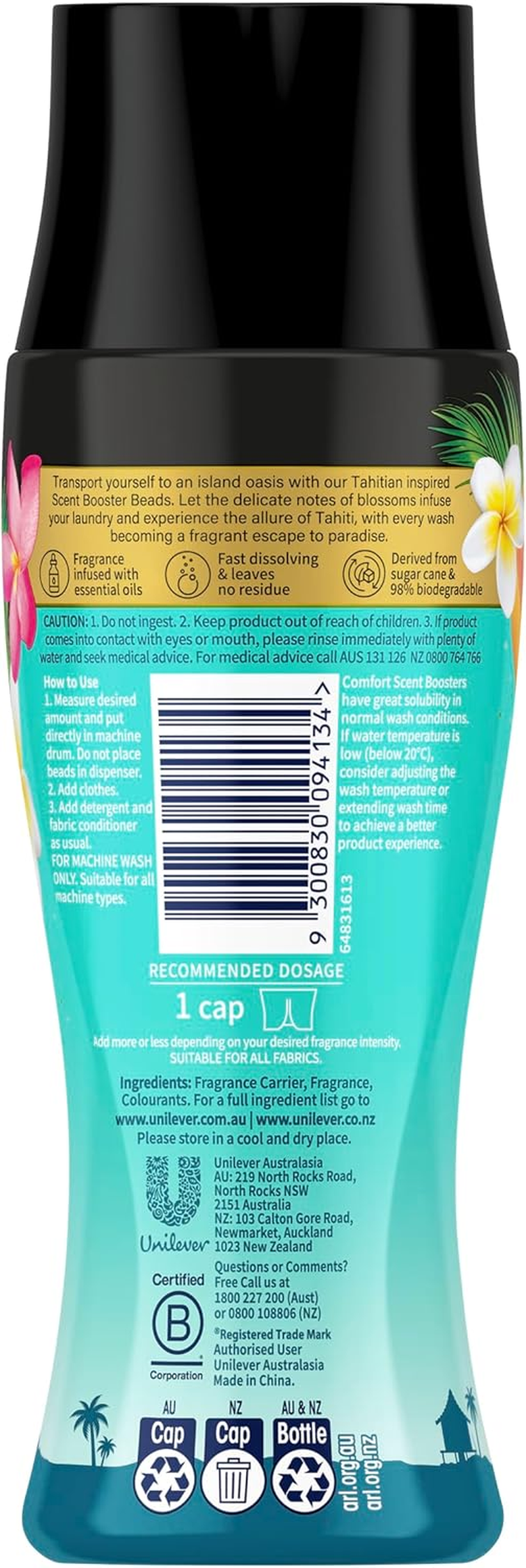 Comfort Tahiti Laundry Fragrance Booster 200 G image number 3